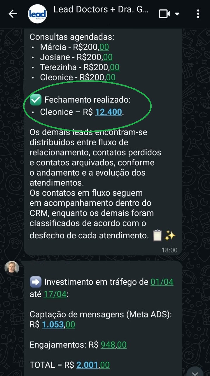 Conversa real do WhatsApp 1