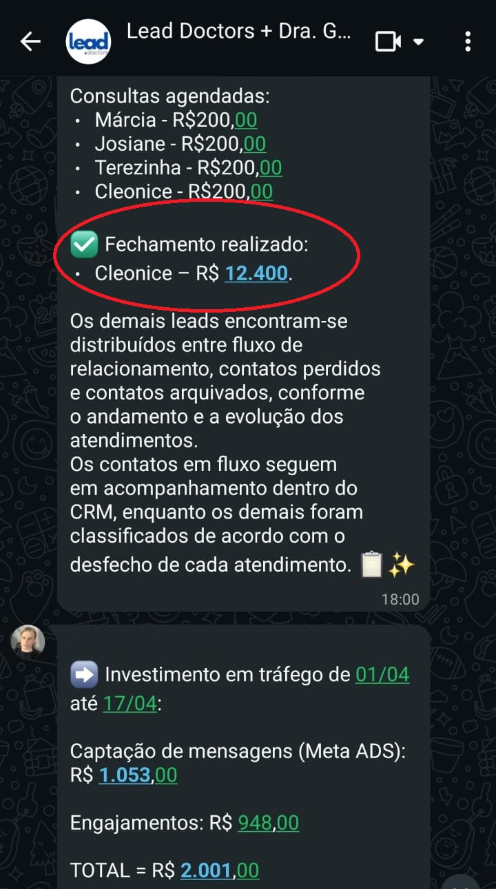 Conversa real do WhatsApp 7